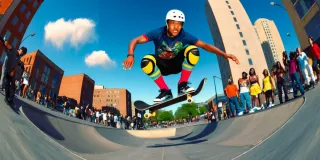 Urban Acrobatics: Mastering the 'Good Luck' Challenge in Skate