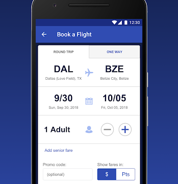 Southwest Airlines Screenshot 2