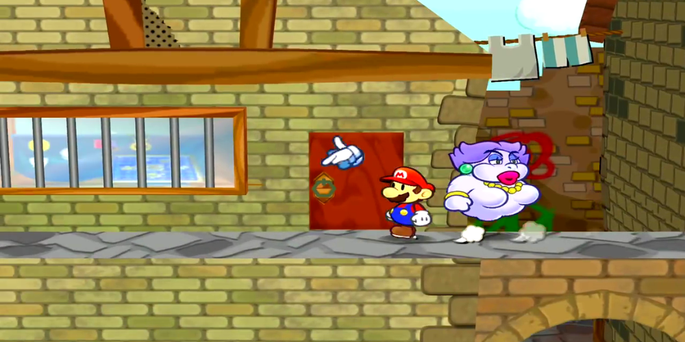 Paper Mario The Thousand-Year Door gameplay