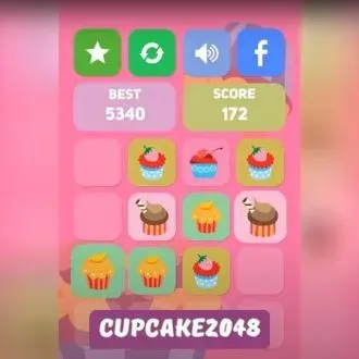 Cupcake 2048 - logo